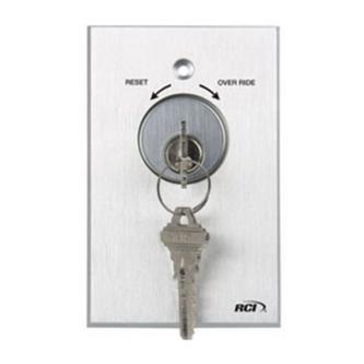 RCI Rutherford Controls 96CYLKD Straight cam mortise 1-1/8" (keyed different, 2 keys)