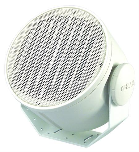 Bogen A2WHT 6" Alloy Cone Coaxial All-Weather Loudspeaker, 100W, 8-ohms, White