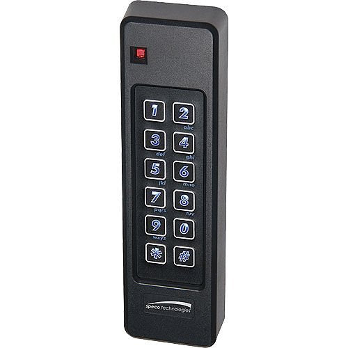 Speco ACSR62L Mullion Keypad & Smart Card Reader-Bluetooth