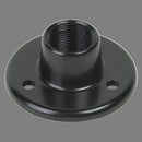 Atlas Sound AD-11BE Surface Mount Female Mic Flange 5/8-27 Thread,Ebony