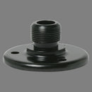 Atlas Sound AD-12BE Surface Mount Male Mic Flange 5/8"-27 Thread,Ebony