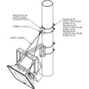 Atlas Sound AH-FC-030-S Pole Mount Safety Cable 30" PR, X2 Shackles,X2 Tie Wrap