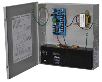 Altronix AL175ULX 2 PTC Output Power Supply/Charger w/Fire Alarm Disconnect, Large Enclosure - 12/24VDC @ 1.75 amp