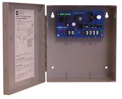 Altronix AL201UL Power Supply/Charger - 12VDC @ 1.75 amp, AC & Battery Monitoring