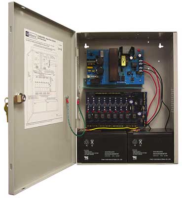 Altronix AL400ULACMCB 8 PTC Output Power Supply/Access Power Controller, 12VDC @ 4A or 24VDC @ 3A