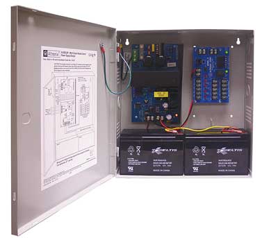 Altronix AL400ULM 5 PTC Output Power Supply w/Fire Alarm Disconnect, 12VDC @ 4A or 24VDC @ 3A