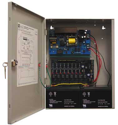 Altronix AL600ULACMCB 8 PTC Outputs Power Supply/Access Power Controller, 12/24VDC @ 6A