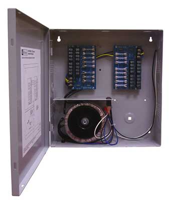 Altronix ALTV2416350CB 16 PTC Outputs CCTV Power Supply, 24VAC @ 14A or 28VAC @ 12.5A