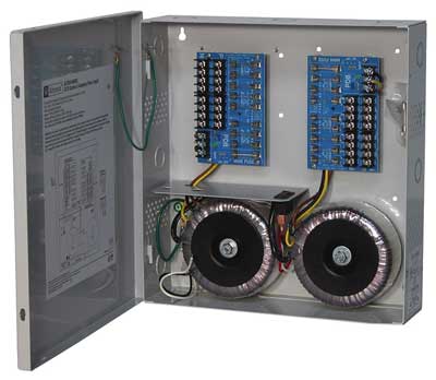 Altronix ALTV2416600UL 16 Fused Output CCTV Power Supply, 24VAC @ 25A or 28VAC @ 20A