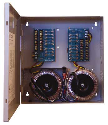 Altronix ALTV2416600CB 16 PTC Output CCTV Power Supply, 24VAC @ 28A or 28VAC @ 25A