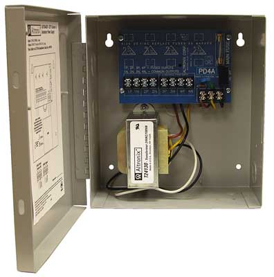 Altronix ALTV244CB 4 PTC Output CCTV Power Supply, 24VAC @ 4A or 28VAC @ 3.5A