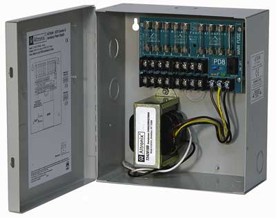 Altronix ALTV248 8 Fused Output CCTV Power Supply, 24VAC @ 4A or 28VAC @ 3.5A