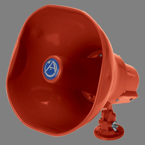 Atlas Sound AP-15TUCR Emergency Signaling Loudspeaker Horn 15W Surface Mount 25/70.7V, Red