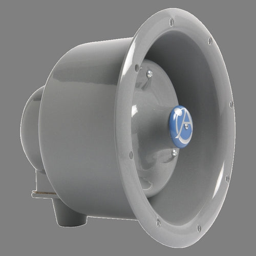 Atlas Sound APF-15TUC Flanged Emergency Signaling Loudspeaker Horn 15 Watts, 25/70.7V w/ Capacitor for Line Supervision