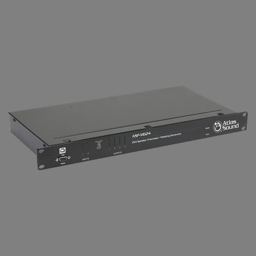 Atlas Sound ASP-MG24TDB Masking Processor / Loudspeaker Controller with Scheduler Card