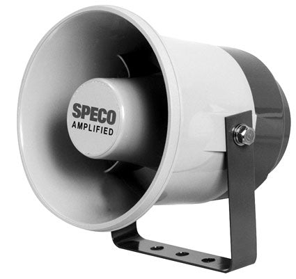 Speco ASPC20 20W 6" Weatherproof Amplified PA Speaker