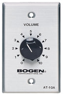 Bogen AT10A 10-Watt Attenuator, Single-gang size