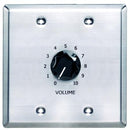 Bogen ATP35 35-Watt Attenuator w/ Priority Bypass, Double-gang size