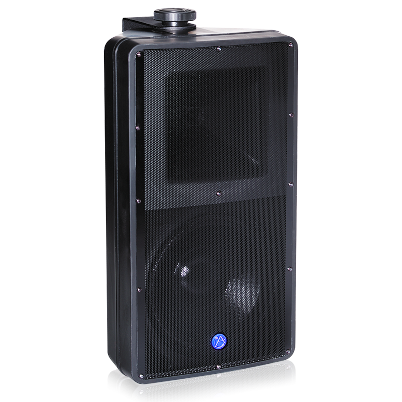 Atlas IED SM82TUC-B 8" 2-Way All Weather Speaker With 60-Watt 70V/100V Transformer - Black (Ul Certified)