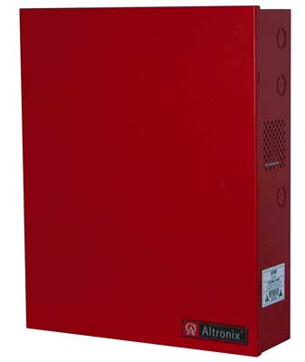 Altronix BC400R Red Enclosure -15.5"H x 12"W x 4.5"D, 19 Gauge Steel