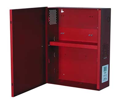 Altronix BC400SR Red Enclosure -15.5"H x 12"W x 4.5"D, 19 Gauge Steel
