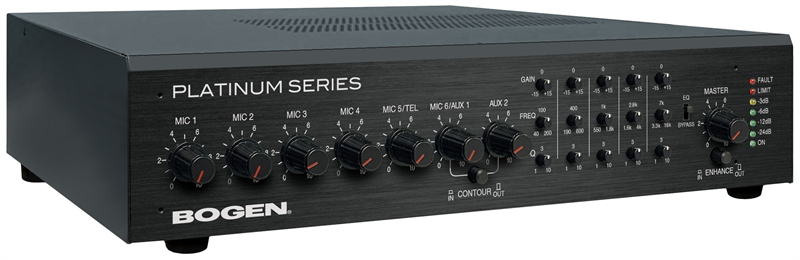 Bogen PS60 Platinum Series 60W, 8-Ohm/25V/70V, 1-Channel, Class-D Amplifier