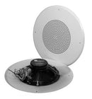 Quam C10X/BU/WS/VC  Quam C10X/BU/WS/VC 8" Ceiling Speaker Assembly,Round Metal Stud Baffle,25/70 Volt Xfmr,20 Watts w/Volume Control