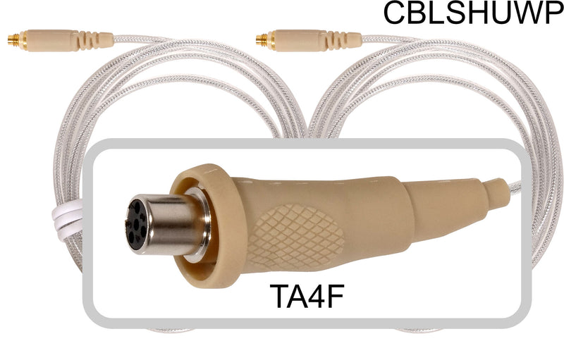 Galaxy Audio CBLSHUWP Hsm24 Cable For Most Shure Belt Packs