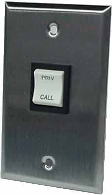 Quam CIB4  Quam CIB4 Call-In Switch with Privacy Position Mounted on 1-gang plate