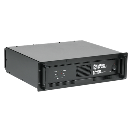 Atlas Sound CP400 High-Performance, Dual-Channel, 400 Watt Commercial Audio Amplifier