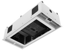 Atlas IED CR212 1 x 2 Ceiling-Mount Rack with 2RU, Half-Width, AmbiTILT Shelf