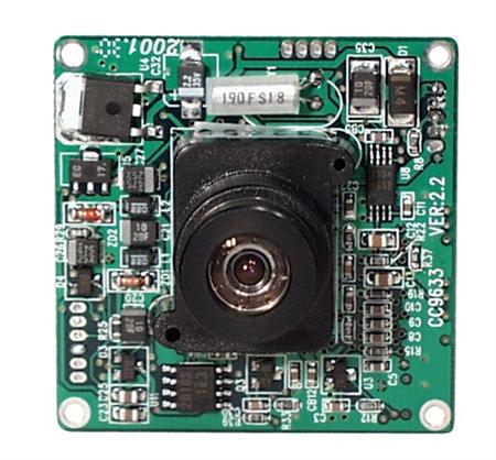 Speco CVC521BC2.2 Color Compact Board Camera, 2.2 mm Lens