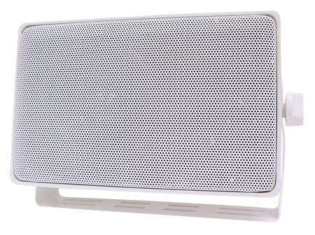 Speco DMS3TSW Weather Resistant 3 Way Speakers w/ Transformer , White