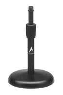 Atlas Sound DS7E Adjustable Height Desktop Mic Stand 8-13" ,Ebony Finish