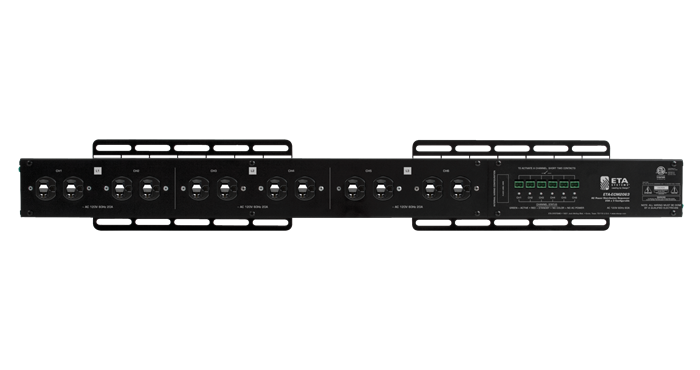 Atlas Sound ECM-2063 20A+20A+20A AC Power Distribution Sequencer Raceway