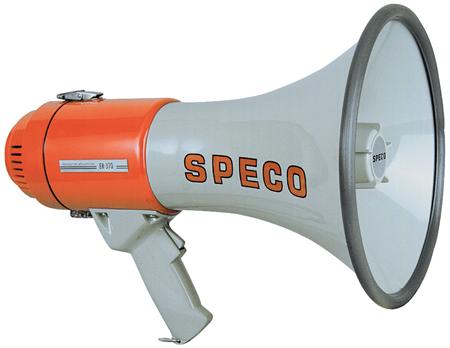 Speco ER370 16 Watt Deluxe Megaphone with Siren