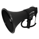 Speco ER390UMB 20 Watt Deluxe Megaphone with Siren, USB Recording - Matte Black