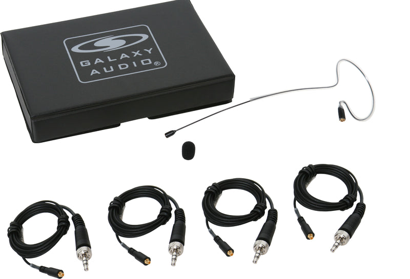 Galaxy Audio ESM8-OBK-4SEN Earset Mic 4 Sennheiser Cables