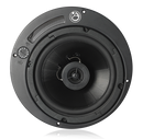 Atlas Sound FA6260T-8MB 6" Coaxial Loudspeaker with 70.7V/100V-32W Transformer and 8? Bypass 60 Degree Dispersion