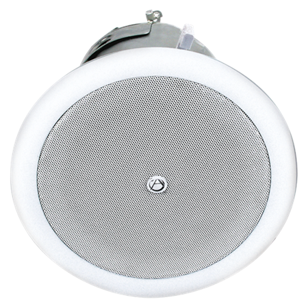 Atlas Sound FAP42T-UL2043 4" 2-Way Weather Resistant Speaker System w / 16-Watt 70.7V/100V Internal Transformer - White