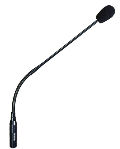 Bogen GCU250 Gooseneck Microphone, 18" Semi-rigid, Condenser, Uni-directional