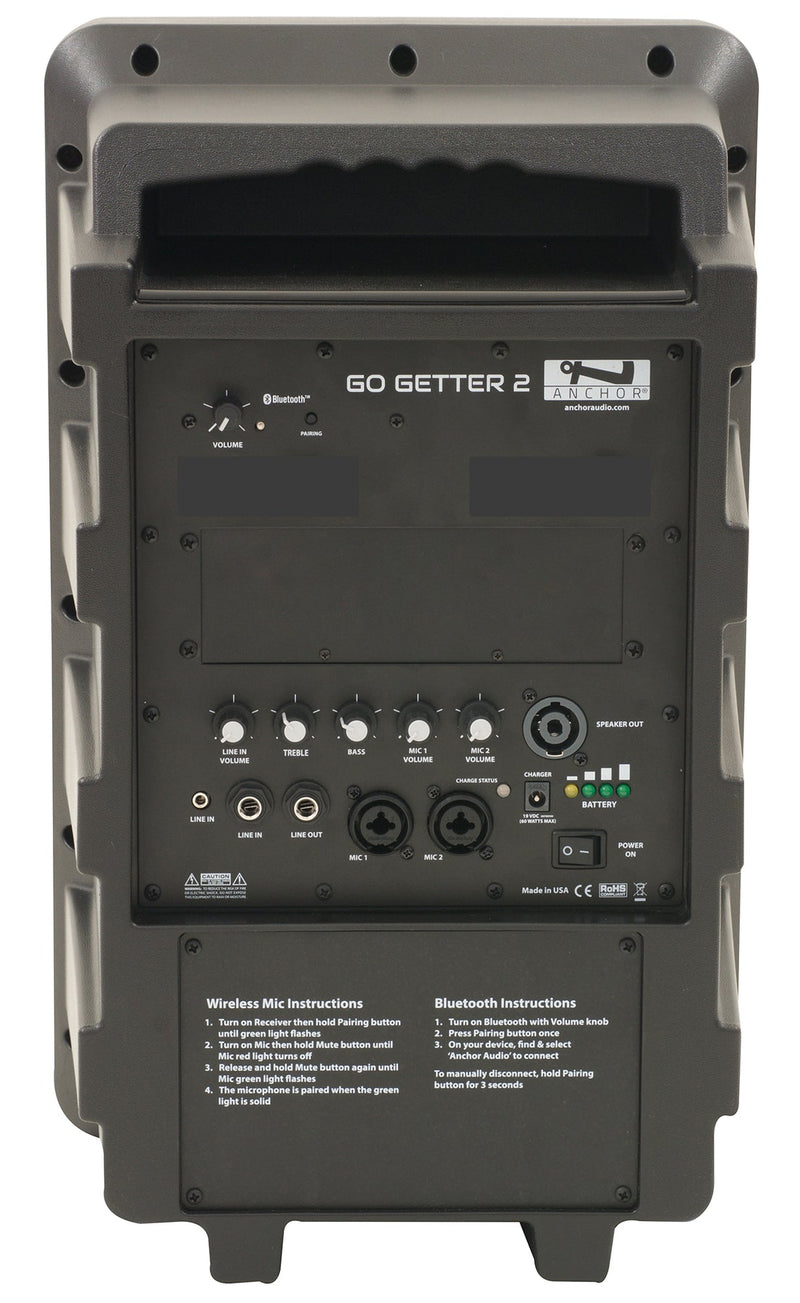 Anchor Audio GG2 GoGetter Portable PA System Base model with Bluetooth