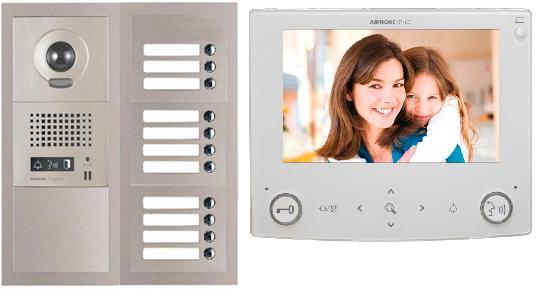 Aiphone GT-11V7 11 Apartment Multi Tenant 7" Video Intercom System Set