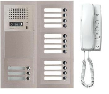 Aiphone GT-15H 15 Apartment Multi Tenant Audio Handset Intercom System Set(GT-1D)