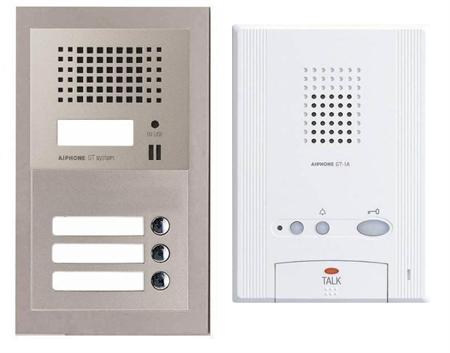 Aiphone GT-3OV 3 Apartment Multi Tenant Audio Open Voice Intercom System Set