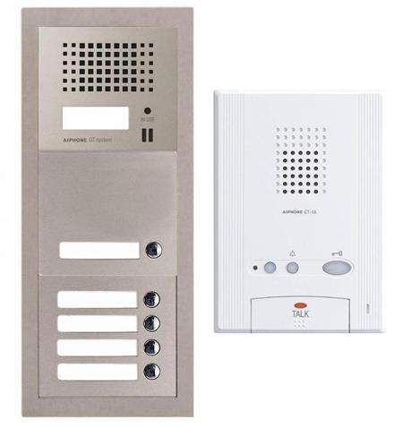 Aiphone GT-5OV 5 Apartment Multi Tenant Audio Open Voice Intercom System Set