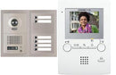 Aiphone GT-6V3 6 Apartment Multi Tenant 3.5" Video Intercom System Set