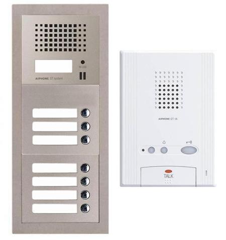 Aiphone GT-7OV 7 Apartment Multi Tenant Audio Open Voice Intercom System Set