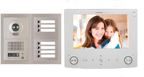 Aiphone GT-7V7 7 Apartment Multi Tenant 7" Video Intercom System Set