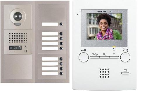 Aiphone GT-9V3 9 Apartment Multi Tenant 3.5" Video Intercom System Set